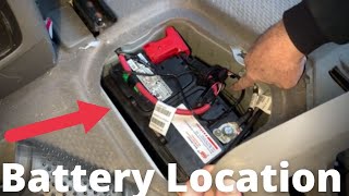 How to locate Battery amp Where to Jumpstart Chevy Traverse [upl. by Naol]