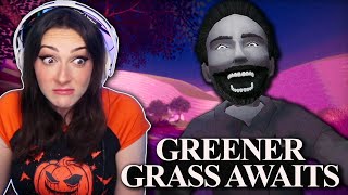 Golfing horror game causes STRESS  GREENER GRASS AWAITS [upl. by Aihtnyc]