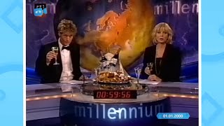 RTL4  RTL Millennium Nieuws  Het jaar 2000  Jeroen Pauw en Loretta Schrijver 01012000 [upl. by Kattie863]