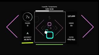 SoundSpaceRhythia tpazolite  Tempesstissimo Clear A Rank [upl. by Lucinda275]