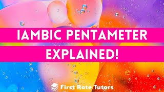 Iambic Pentameter Explained In 60 Seconds  GCSE English Literature Techniques Made Easy Shorts [upl. by Jerrome865]