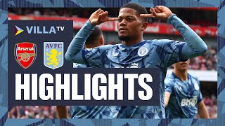 A MASTERCLASS in North London  Arsenal 02 Aston Villa  HIGHLIGHTS [upl. by Tigram]