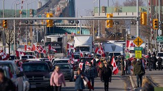 La protestation des camionneurs canadiens se poursuit [upl. by Astrid493]