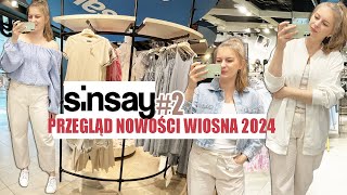 PRZEGLĄD WIOSENNYCH NOWOŚCI SINSAY cz2 TRENDY WIOSNA LATO 2024 I MIERZYMY [upl. by Norling]