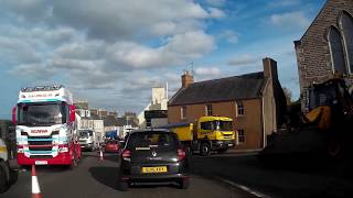 Autumn Road Trip Drive Through Abernethy Perthshire To Whisky Distillery Newburgh Fife Scotland [upl. by Dlnaod]