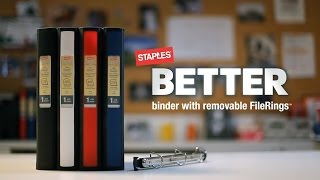 Stay Organized With Staples BETTER Binders [upl. by Akihsar986]