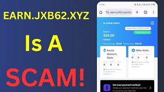 Earnjxf62xyz Review  Earnjxf62xyz Is A Scam [upl. by Rimas]