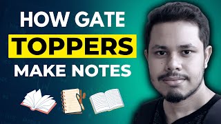 Toppers strategy to make Notes  GATE Computer Science  GATE CSE [upl. by Ariet]