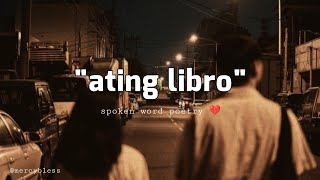 ATING LIBRO  SPOKEN WORD POETRY TAGALOG HUGOT  MERCY BLESS [upl. by Juliano]