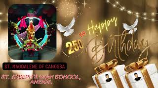 250TH BIRTHDAY OF ST MAGDALENE OF CANOSSA 2024  SJS ANEKAL [upl. by Akemrej13]