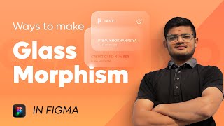 Glass Morphism  Figma tutorials  UI Trends 2021  Hindi [upl. by Akapol]