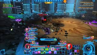 SWTOR HM Assault on Tython Last Boss  Master Oric Traless Sorcerer Healer POV [upl. by Sueahccaz718]