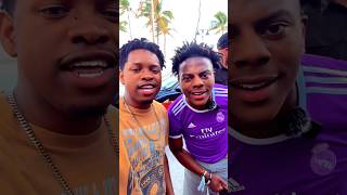 ISHOWSPEED VS NATHAN DAVIS JR SINGING BATTLE 😱🤯 shorts [upl. by Bocyaj960]