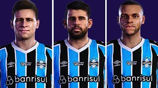 GRÊMIO  PES 21  Elenco Atualizado  2024 [upl. by Aianat]