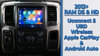 2013 Ram 1500 DS amp HD UConnect 5 UBD Wireless Apple CarPlay amp Android Auto Upgrade Infotainmentcom [upl. by Presley]