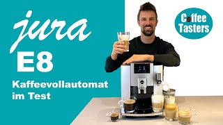 Jura E8 Kaffeevollautomat Test ⭐ 7 Getränke live  MilchschaumCheck [upl. by Francyne]