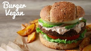 BURGER VEGAN  Sain amp Végétalien [upl. by Irbmac]