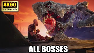 Maneater  All Bosses With Cutscenes UHD 4K 60FPS PC [upl. by Adnola]