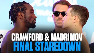 The Final Staredown Between Terence Crawford And Israil Madrimov [upl. by Haiasi]