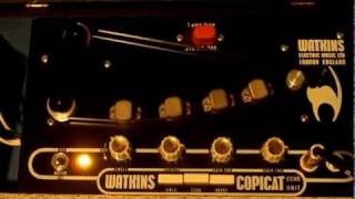 Watkins Copicat Tape Echo Mk II Demo [upl. by Assital414]