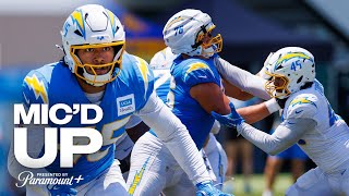 Mic’d Up Tuli Tuipulotu At 2024 Training Camp  LA Chargers [upl. by Nawat]