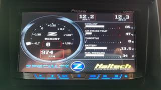 Nissan 300zx with Haltech Platinum Pro gaugeART CAN to VGA Converted HDMI Display [upl. by Coad287]