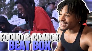 FOOLIO amp COJACK  BeatBox Official Music Video REACTION [upl. by Severson]