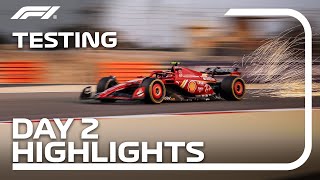 Day 2 Highlights  F1 PreSeason Testing 2024 [upl. by Hulda]