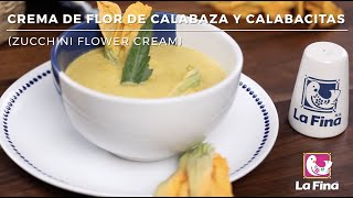 Crema de flor de calabaza y calabacitas [upl. by Kitty781]