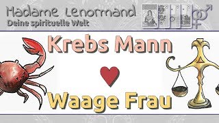 Krebs Mann amp Waage Frau Liebe und Partnerschaft [upl. by Khalil]