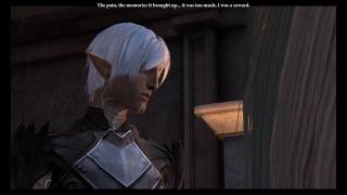 Dragon Age 2  Kiss Fenris 2nd Time [upl. by Neellek]