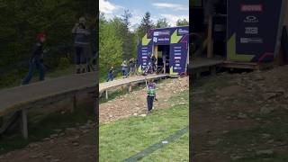 vtt mtb vttdescente dhmtb downhill mtbcommunity start vttdh worldcup poland [upl. by Renat]