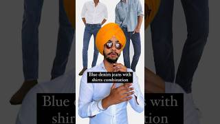 Blue denim jeans combinations for mens  Punjabi style boys [upl. by Siraval446]