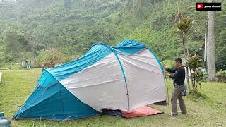 Pasang Tenda QUECHUA ARPENAZ FAMILY 41 [upl. by Carole]