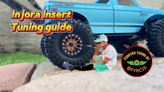 Ultimate guide for tuning Injora insertsAxial SCX24 Redcat Ascent 18 124scale RC crawlers [upl. by Vergos]