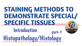 Staining Methods to Demonstrate specialSpecific Tissues ll Histopathology ll Histology [upl. by Hungarian777]