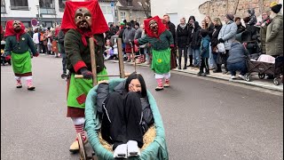 Umzug Donzdorf 07012024 Part 1 Narrensprung Fasnetsumzug carnival parade [upl. by Nichani]