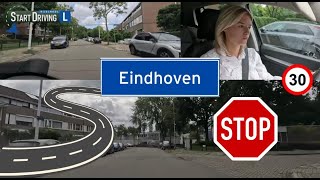 Rijschool Start Driving  Examenroute 2 Eindhoven [upl. by Neehs]