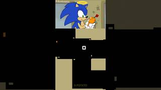 Poor Sonic 2 😭 Xpotato Bouncing Square  Antoons [upl. by Batruk]