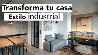 ✅Casa INFONAVIT estilo INDUSTRIAL Ideas para DECORACIÓN 🔨😱 [upl. by Josephine]