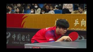 YEH CHIHWEI VS Izaac Quek ITTF Mixed Team World Cup 2023 [upl. by Krause]