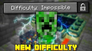 I Beat Minecraft on IMPOSSIBLE DIFFICULTY it was scary [upl. by Faust]