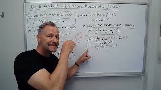 How to Find the Center and Radius of a Circle [upl. by Jolynn]