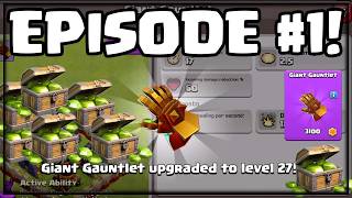 GEM To Max or 10000 Attacks Clash of Clans Hero Equipment [upl. by Asyle]