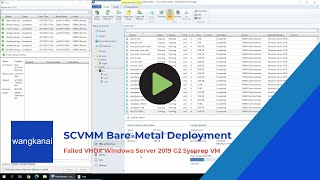 SCVMM 2019 BareMetal Deployment Windows Server 2019 Failure [upl. by Canice]