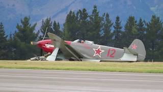 Warbirds Over Wanaka 2018 Yak 3 Plane Crash [upl. by Rodoeht]