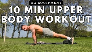 10 Min Upper Body Workout No Equipment Follow along  This Will Get You The Pump [upl. by Eniamsaj]