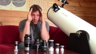 Amateur Astronomy Video 4  Eyepieces Focal Length Magnification [upl. by Mallorie]