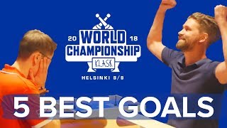 KLASK World Championship 2018  TOP 5 GOALS [upl. by Eelirrem]