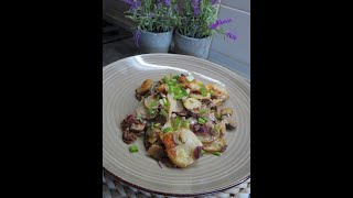 AARDAPPEL SCHOTEL MET CHAMPIGNONS [upl. by Jenny]